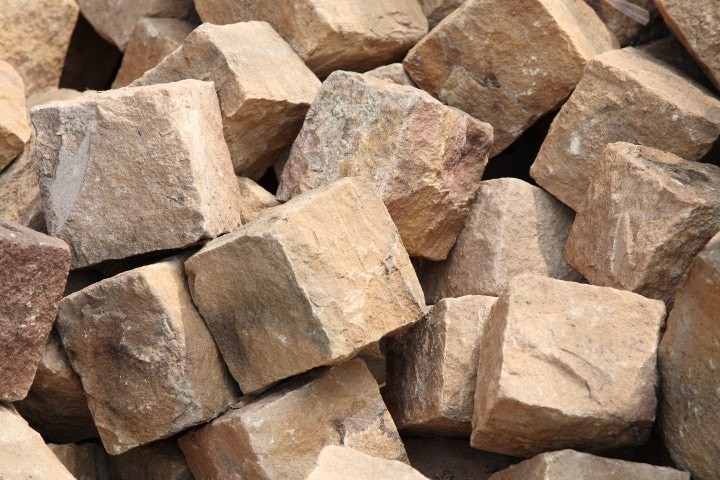 bunch of cobble stones